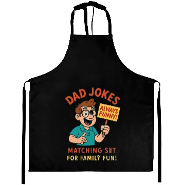 Discover Funny Dad Jokes Aprons – Always Punny!