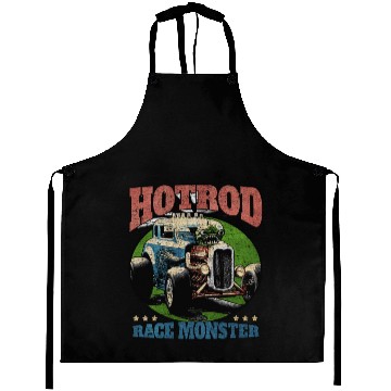 Discover Hot Rod Monster Retro Race Aprons