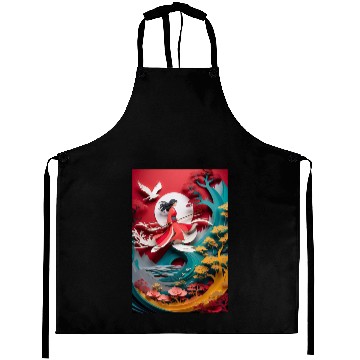 Discover Crimson Warrior Aprons