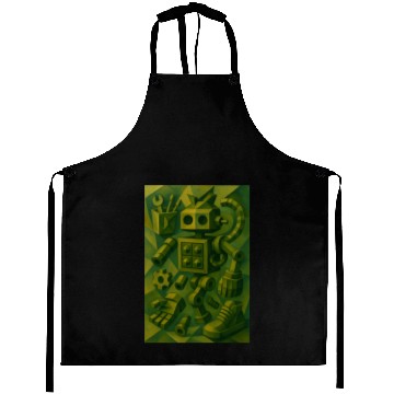 Discover The abstract robot Aprons