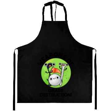 Discover Weapons Of Grass Destruction Funny Golf Pun Aprons