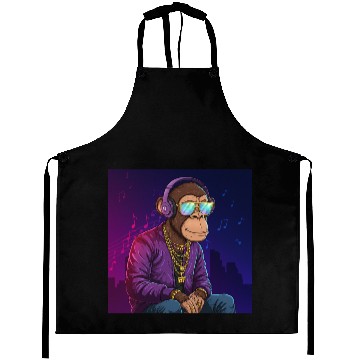 Discover Chill Vibes Gorilla Art Aprons