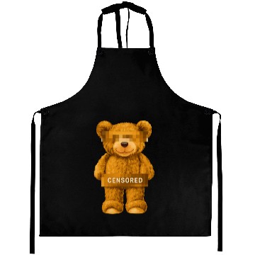 Discover Censored Teddy Bear Aprons