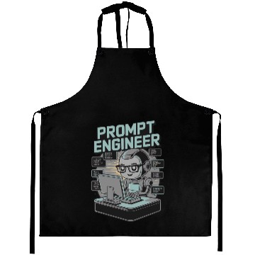 Discover Prompt Engineer AI Robot Programmer Tech Nerd Aprons