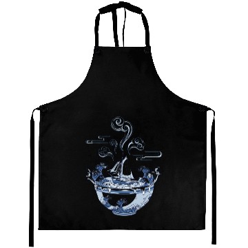Discover Storm in a Teacup - Nautical Art Aprons