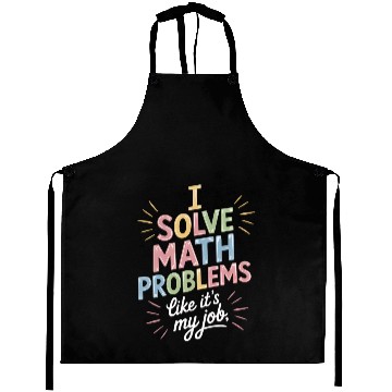 Discover Funny Math Teacher Math Student Humor Aprons