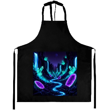 Discover Bioluminescent Crystal Valley Aprons