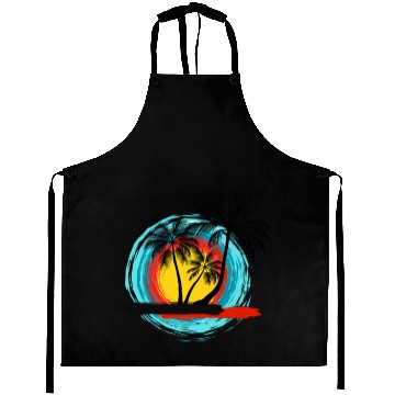 Discover Hello summer paradise on Men's Premium Aprons