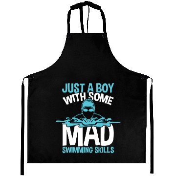 Discover Funny Swim Boy Aprons