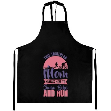 Discover Swim Bike Run Mom Aprons