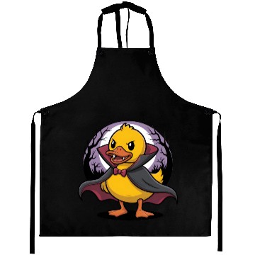 Discover Spooky Rubber Duck Halloween Aprons