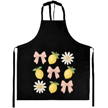 Discover Lemon Bow Summer Vacation Aprons