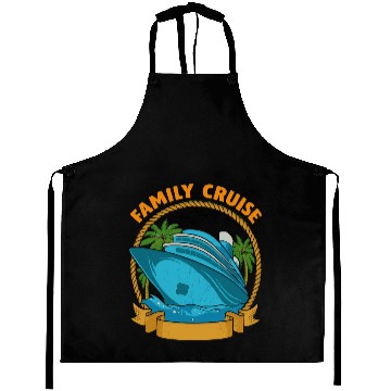 Discover Family Cruise Ship Palm Trees Rope Aprons