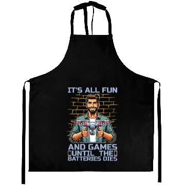 Discover Drone Enthusiast It's All Fun And Games Quadcopter Aprons