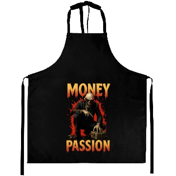 Discover Money Passion - Greed To Cash Aprons