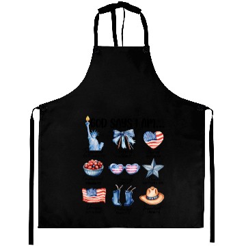 Discover Christian God Says I Am Aprons