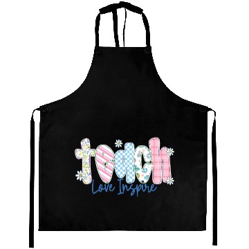 Discover Preppy Teacher Teach Love Inspire Aprons