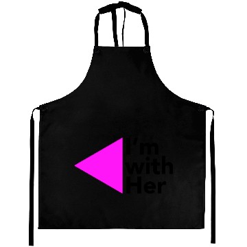 Discover I'm with Her (Left triangle) Aprons