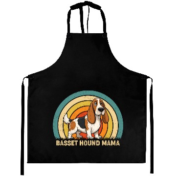 Discover Basset Hound Mama Dog Design Aprons