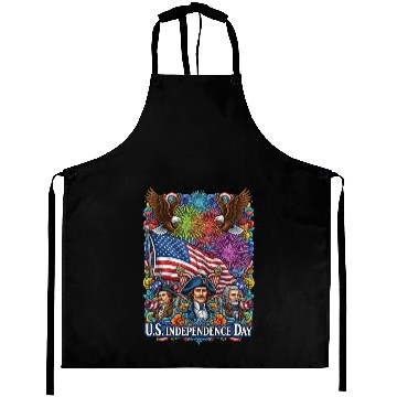 Discover US independence day Aprons
