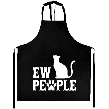 Discover Ew People Retro Cat Funny Aprons