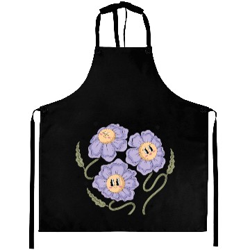 Discover Positive Vibes – 90s Flower Power Design Aprons