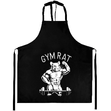 Discover Gym Rat - White Aprons