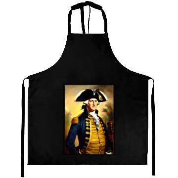 Discover George Washington in revolutionary bttlefield a Aprons