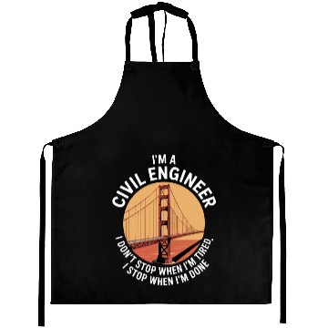 Discover Funny Civil Engineer Fun Civilengineer Aprons