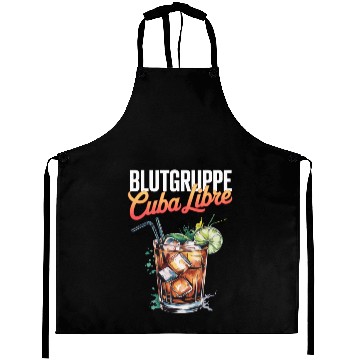 Discover Blutgruppe Cuba Libre Cocktail Bartender Aprons