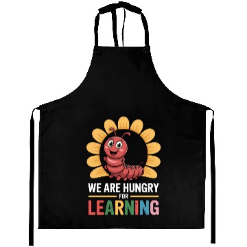 Discover We Are Hungry For Learning Teacher Back To School Aprons