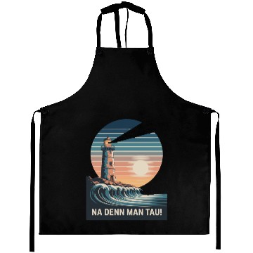 Discover Na Denn Man Tau Lighthouse Ocean Waves Scenic Aprons