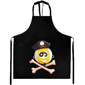 Discover 9-Ball Pirate (Jolly Roger style) Aprons
