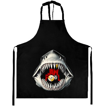 Discover Jaw Pool Logo (Pocket) Aprons