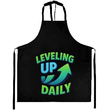 Discover Level Up Daily – Gamer Mindset Streetwear Aprons
