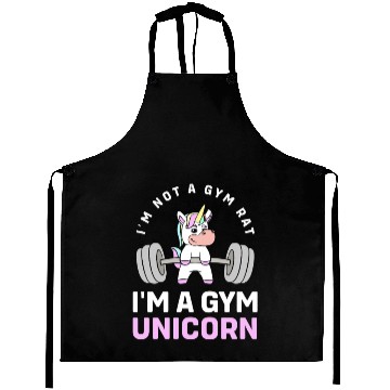 Discover Workout Gym Unicorn Aprons