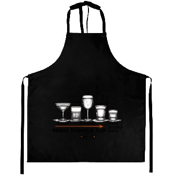 Discover Funny Drinking Schedule Cocktail Humor Gift Aprons