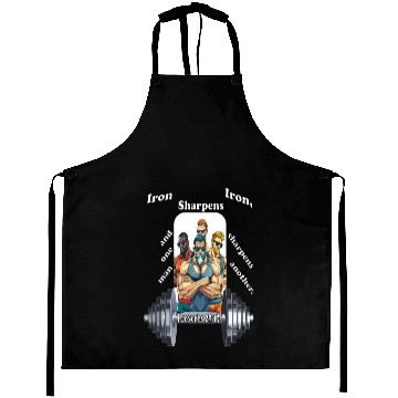 Discover The Iron Sharpens Iron Scripture Aprons