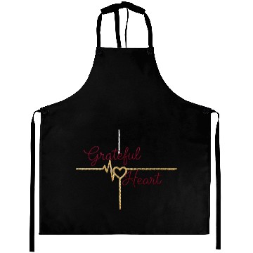 Discover Grateful Heart Beat Aprons