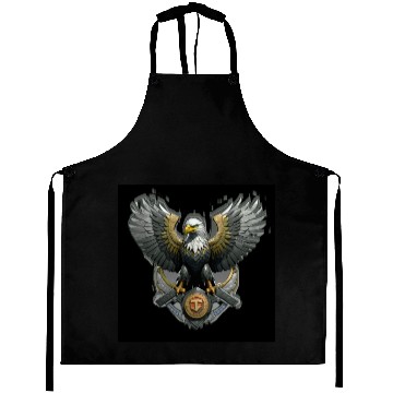 Discover modern bird of prey logo Aprons