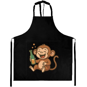 Discover Drunk Party Monkey Aprons
