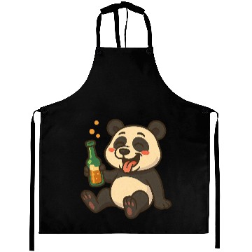 Discover Drunk Party Panda Aprons