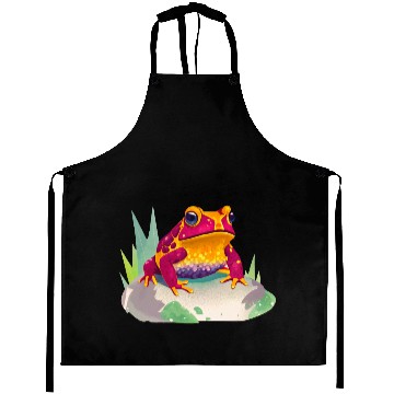 Discover Rainbow Frog Fiesta Aprons