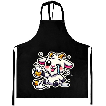 Discover Drunk Wasted Hangover Goat Aprons