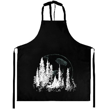 Discover Forest Moon – Lunar Light in the Wilderness Aprons
