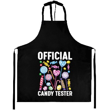 Discover Official Candy Tester Lollipop Sweets 01 Aprons