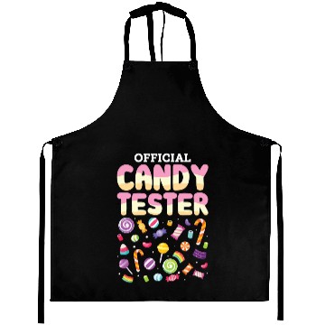 Discover Official Candy Tester Lollipop Sweets Halloween Aprons