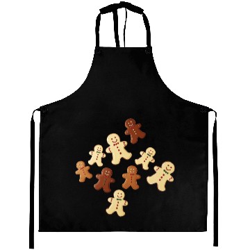Discover Gingerbread Man Cookie Christmas Aprons