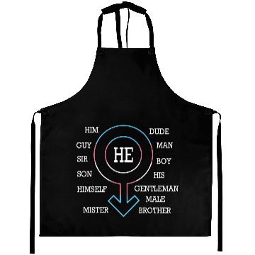 Discover Gender Neutral Pride Month Gender Pronouns Aprons