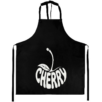 Discover Sweet Cherry Word Art Aprons